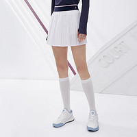 限尺码：FILA 斐乐 女装网球系列百褶半截裙女流行宽松梭织裙