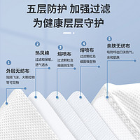 禾茵 kn95口罩正品官方旗舰店5层防护防尘一次性成人的立体3d独立包装