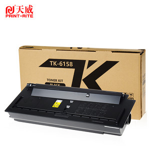 PRINT-RITE 天威 TK-6158粉盒 适用京瓷KYOCERA ECOSYS M4230idn TK6185墨粉组件碳粉打印机墨盒复印机粉盒