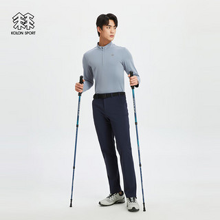 KOLON SPORT可隆户外休闲长裤男防风防泼水登山徒步长裤 藏青NV 180/XL