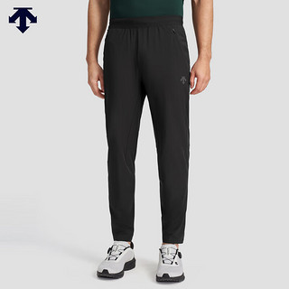 DESCENTE迪桑特跑步系列运动男士梭织运动长裤夏季 BK-BLACK 3XL
