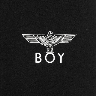 BOY LONDON春夏24女士长裤老鹰logo时尚百搭紧身打底裤W16089 黑色 M