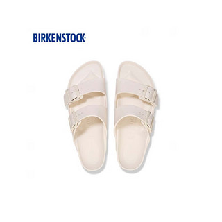 BIRKENSTOCK男女同款EVA拖鞋双带拖鞋Arizona系列 白色/蛋壳白窄版1027384 41