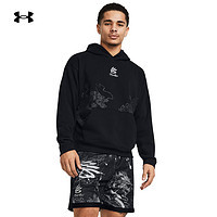 安德玛（UNDERARMOUR）CURRY龙年李小龙联名系列男子未来之龙篮球运动卫衣1385303 黑色001 M