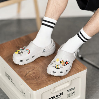 卡骆驰（crocs）crocs男鞋女鞋 2024春季运动鞋子耐磨透气沙滩休闲鞋子洞洞鞋 10001 46-47