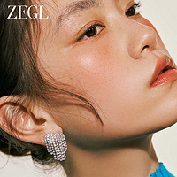 ZENGLIU ZEGL闪耀流苏耳环女小众设计感高级耳钉2024年新款潮长款气质耳饰