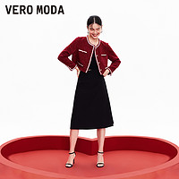 VERO MODA 外套女2023秋冬新款小香风优雅通勤夹克上衣