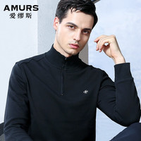  AMURS/爱缪斯 加绒加厚 男士长袖t恤