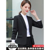 汐蔓娇小西装外套女职业装女装套装正装春秋季西服女士气质休闲面试工装 斜口袋西装+白衬衫+裙子+裤子 S码（重80-90）