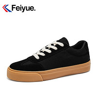 Feiyue. 飞跃 feiyue/飞跃情侣款黑色德训鞋2024官方春季复古经典休闲板鞋男882