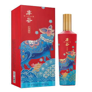 丰谷酒业   鼠年+兔年+牛年+猪年 浓香型白酒 生肖酒组合装 52度500ml*4