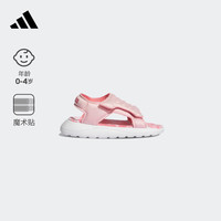 adidas阿迪达斯官方轻运动COMFORT SANDAL女婴童魔术贴休闲凉鞋 粉色 2