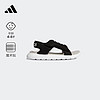 adidas 阿迪达斯 COMFORT SANDAL魔术贴休闲凉鞋男女小童阿迪达斯轻运动 黑/白 28(165mm)