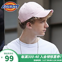 dickies联名款棒球帽男女同款休闲帽子DK008974 荷花粉 可调节