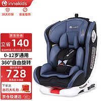 innokids 梦幻精灵系列 IK-08F 儿童安全座椅 0-12岁 太空蓝