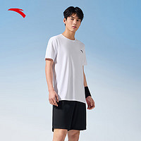 ANTA 安踏 速干套装丨男运动两件套夏季透气吸湿T恤短袖短裤跑步训练服