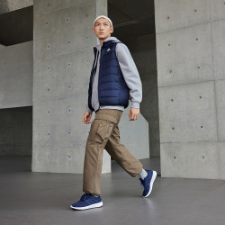 adidas阿迪达斯休闲600蓬修身户外保暖鸭绒羽绒马甲男装adidas