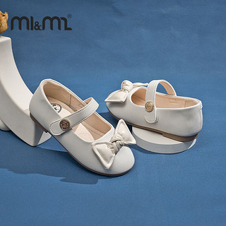 M1&M2西班牙童鞋童皮鞋可爱舞蹈鞋季新款简约舒适易搭公主鞋 适合脚长15~16cm