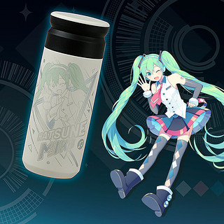 幸运石 初音未来保温水杯 二次元联名二次元周边 V家miku不锈钢杯子 初音未来-奏响未来轻咖保温杯 316L不锈钢