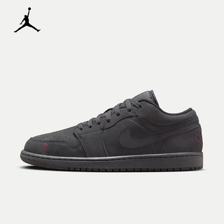 耐克（NIKE）Air Jordan 1 Low SE Craft 男子黑武士耐磨防滑运动休闲鞋 FD8635-001 44.5