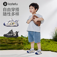 卡特兔学步鞋男宝宝2024夏季婴儿鞋防滑透气跑步鞋运动凉鞋