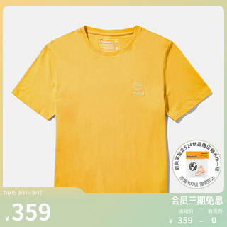 添柏岚（Timberland）男款短袖T恤24春夏户外休闲透气A42YU A42YUEG4/含羞草黄 XS