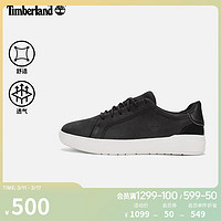 Timberland 官方男鞋23夏季新款板鞋休闲舒适透气|A275R A275RW/黑色 42