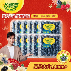 DRISCOLL'S/怡颗莓 怡颗莓 当季云南蓝莓14mm+ 国产蓝莓125g*12盒