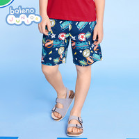 Baleno Junior 班尼路童装夏季印花休闲短裤男童女童卡通百搭针织运动裤儿童裤子 091P深紫色（男童）-B441 150cm