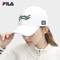 FILA 斐乐 官方情侣款棒球帽2023冬女帽运动帽鸭舌帽男帽