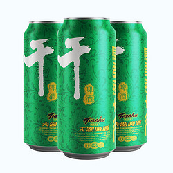 tianhu 天湖啤酒 天湖8度干啤酒 500ml*12听 整箱装 口味干爽 低糖低热