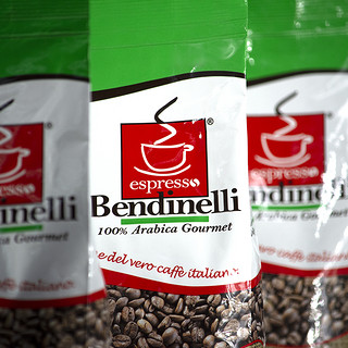 espresso Bendinelli 意大利咖啡豆BN美食家中深烘焙无添加7年大赛金1kg/袋 BN美食家*3kg