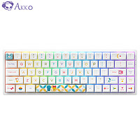 Akko 艾酷 3068B 三模机械键盘 68键 Akko果冻粉轴 哆啦A梦-彩虹版