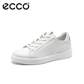 爱步（ECCO）童鞋 简约百搭软底柔软轻盈儿童板鞋 街趣700812 白色70081201007 33码
