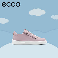 爱步（ECCO）童鞋 简约百搭软底柔软轻盈儿童板鞋 街趣700812 冰紫粉70081201405 33码