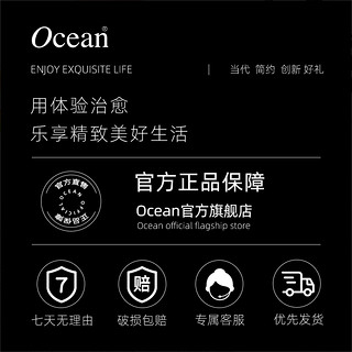 ocean鸥欣玻璃果盘零食盘分格带盖客厅茶几家用干果收纳盒糖果盘 阿代勒竖纹透明玻璃碗x3