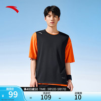 安踏（ANTA）速干背心丨男透气2024夏季无袖冰丝篮球训练坎肩运动背心 基础黑-2 M/男170