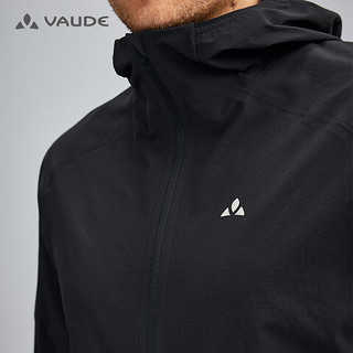 巍德（VAUDE）户外运动软壳衣高海拔登山防风防水服连帽外套男 VAUDE黑色 XL
