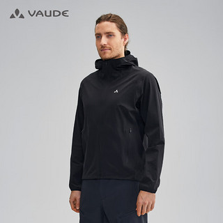 巍德（VAUDE）户外运动软壳衣高海拔登山防风防水服连帽外套男 VAUDE黑色 XL