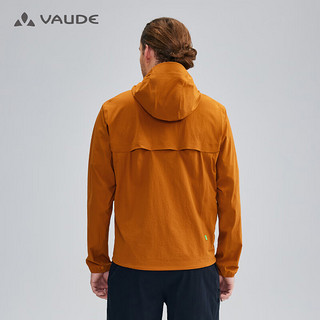 巍德（VAUDE）户外运动软壳衣高海拔登山防风防水服连帽外套男 金铜色 XXL