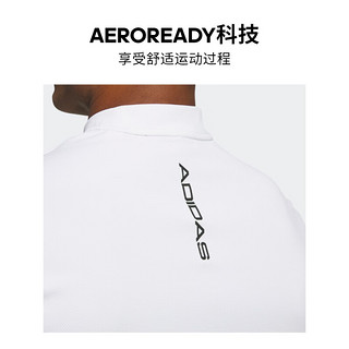 adidas简约高尔夫运动短袖T恤男装阿迪达斯IN9004 白 3XL