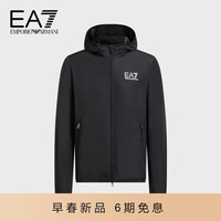 阿玛尼EMPORIO ARMANI【礼物】24早春EA7男装经典LOGO印花连帽外套