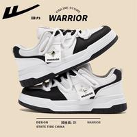 回力 板鞋女鞋星星西湖龙井面包鞋增高休闲大头鞋子女厚底小白鞋 熊猫黑/1537 39