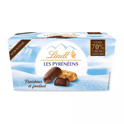 Lindt 瑞士莲 冰山雪融70%可可夹心黑巧克力175g