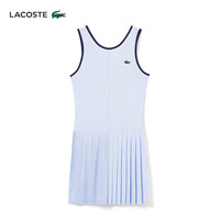 法国拉科斯特 LACOSTE女士24春季舒适透气网球服运动连衣裙EF7451 X1J/淡蓝色 32 /150