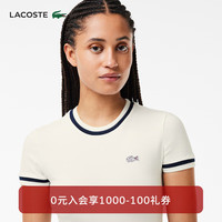 法国拉科斯特 LACOSTE女士24春季T恤|TF7221 EV0/白色 34 /155