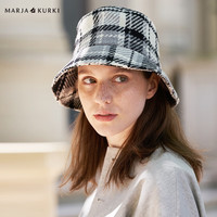 玛丽亚.古琦(玛丽亚古琦 MARJA KURKI)时尚格纹渔夫帽混纺防风修脸盆帽随风且从容 6OO150468