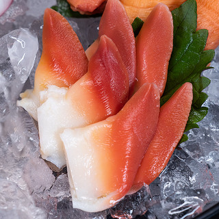 御鲜轩 熟冻加拿大北极贝刺身整只未切片可选生食日料寿司海鲜水产 40克*2盒/切片