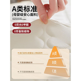 南极人乳胶床垫1.8x2米加厚软垫品牌前十名家用垫子铺底榻榻米乳胶垫子 小氨芯-奶昔白【厚度约6cm】 135x190cm【抗菌防螨】