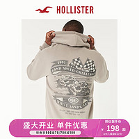 HOLLISTER美式情侣宽松帽衫卫衣男女装 355915-1 